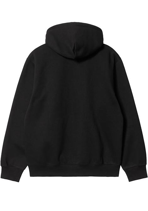 hooded carhartt sweatshirt man black CARHARTT WIP | I03054700E.XX